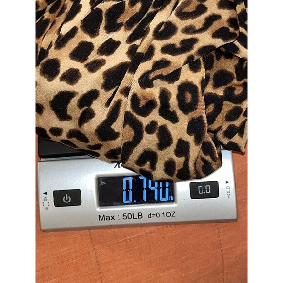 Jones New York Leopard Print Long Sleeve Button Front Blouse Women's Size XL - Picture 8 of 8